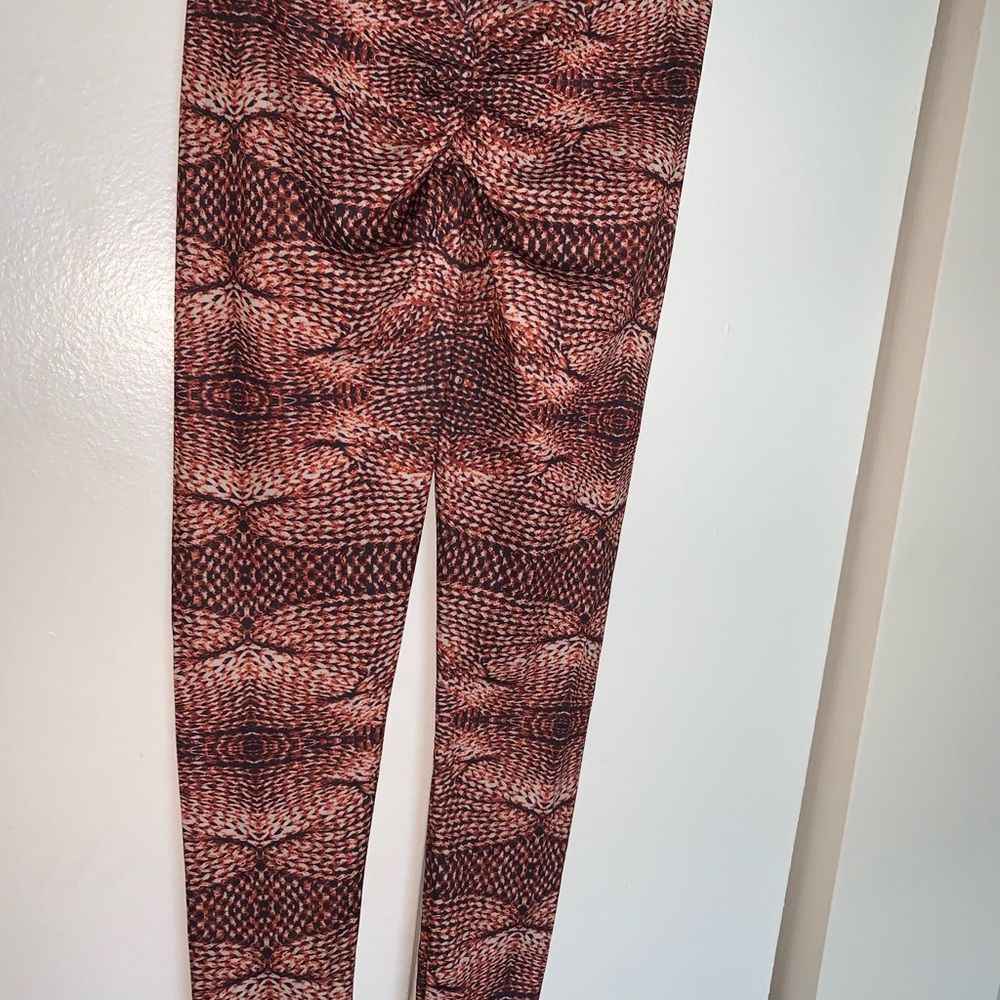 Rope printed leggings